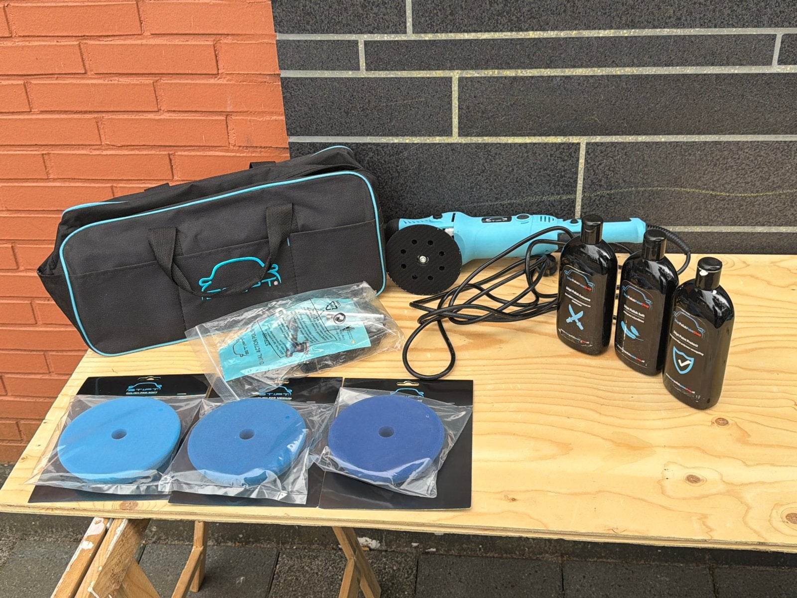 Gebruikte Stipt polijstmachine met accessoires, Ophalen, Gebruikt