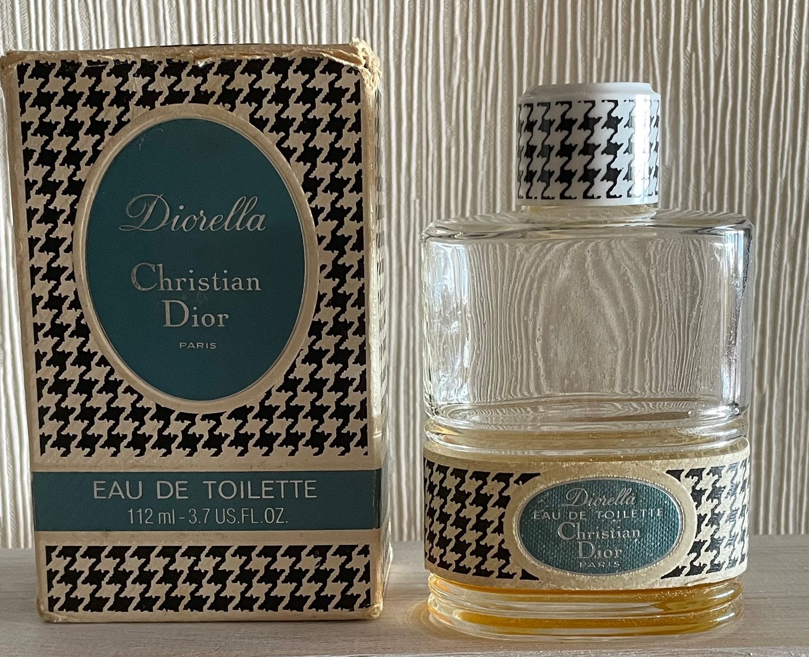 Vintage Diorella Christian Dior Eau de Toilette jaren '70, Ophalen, Gebruikt, Parfumfles