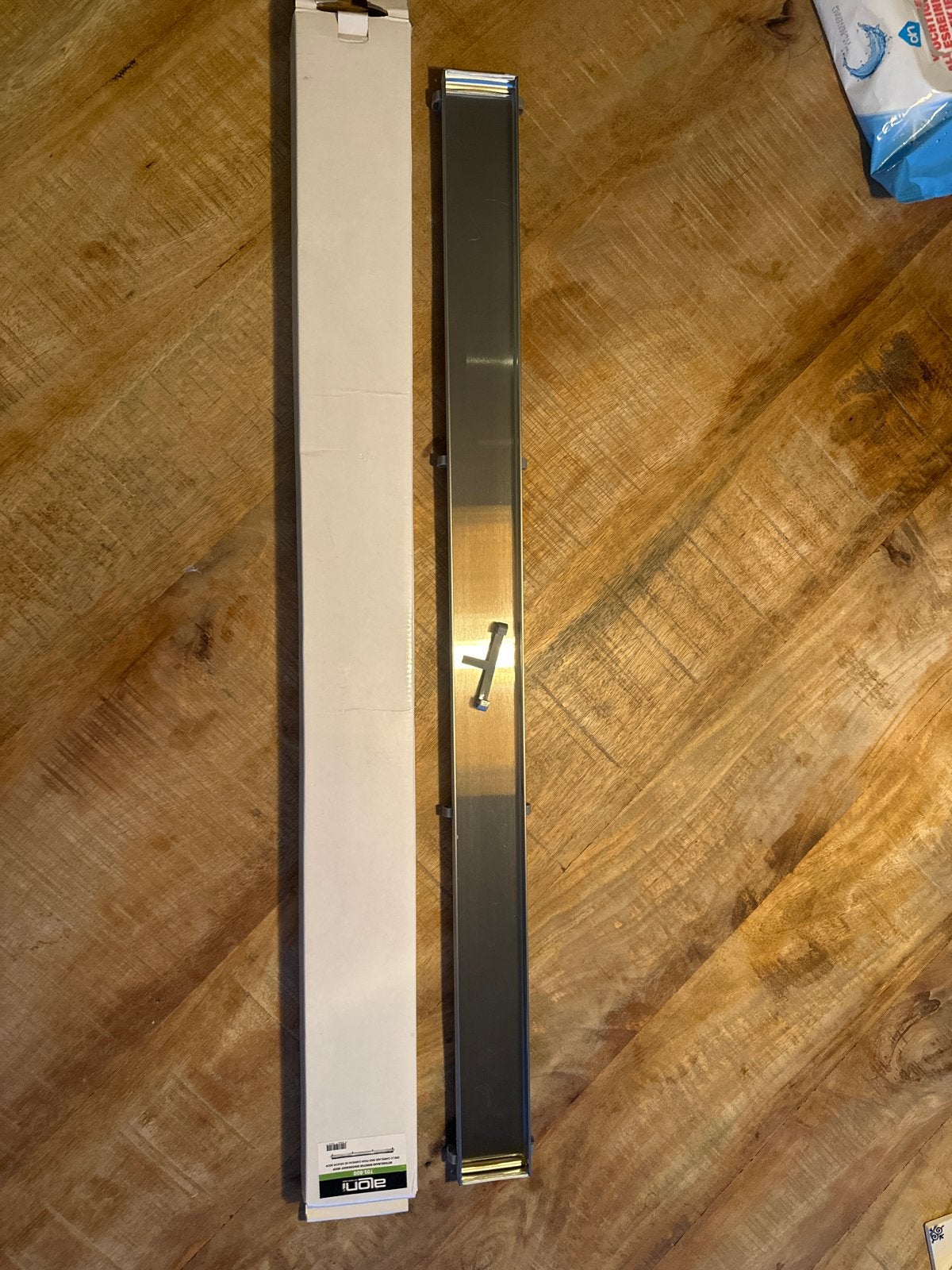 Aloni T01-800 Betegelbaar Rooster Douchegoot 80cm, Doe-het-zelf en Verbouw, Sanitair, Ophalen, Nieuw, Rvs, Douche