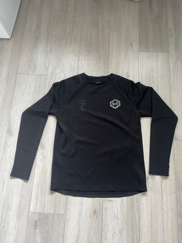 Touzani shirt, Kleding | Heren, Sportkleding, Zo goed als nieuw, Maat 48/50 (M), Zwart, Ophalen of Verzenden