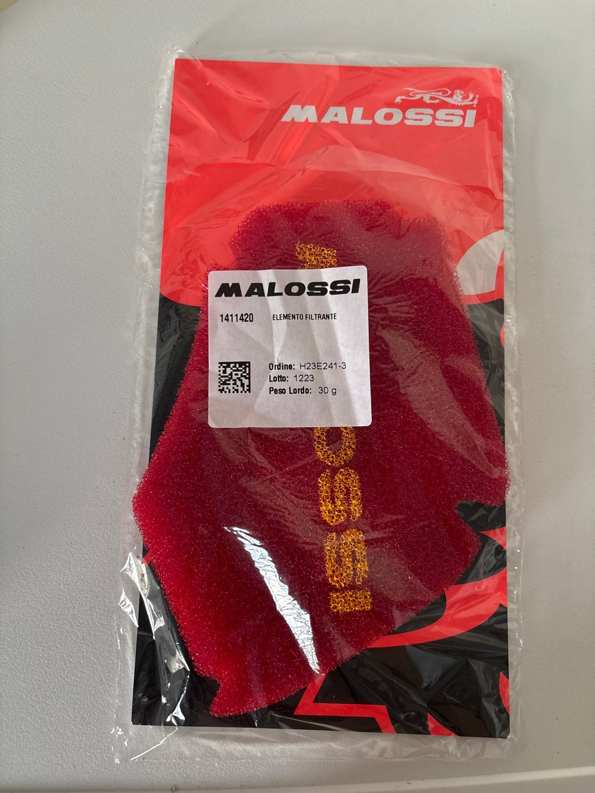 Malossi Luchtfilter Piaggio Fly 4-takt, Ophalen of Verzenden, Nieuw, Overige typen, Piaggio