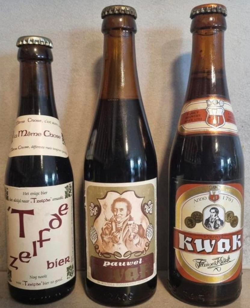 Set Bosteels, Buggenhout : 'T Zelfde '00 & P. Kwak & '98, Ophalen of Verzenden, Zo goed als nieuw, Flesje(s), Overige merken