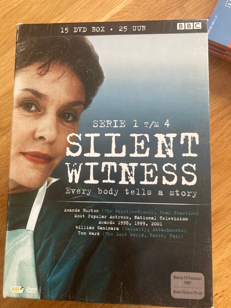DVD box Silent Witness Seizoen 1 t/m 4, Engels, Vanaf 16 jaar, Nederlands, Drama