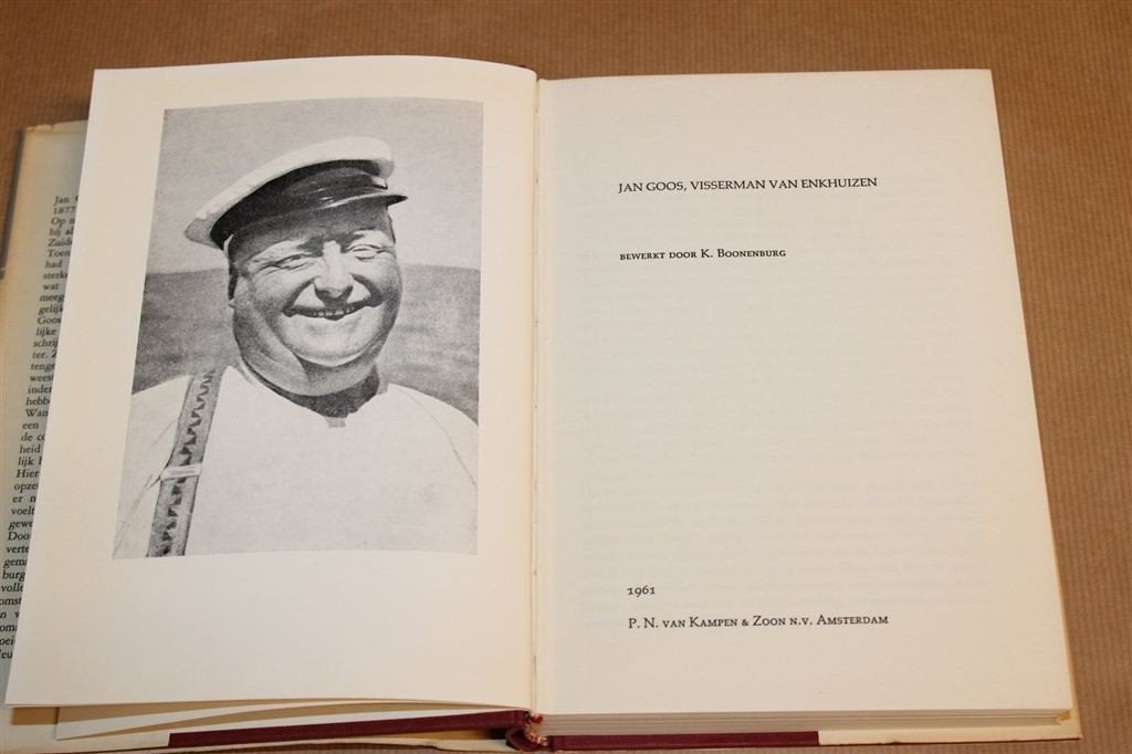 Jan Goos, Visserman van Enkhuizen — Boonenburg [1961], Boeken, Ophalen of Verzenden, Gelezen