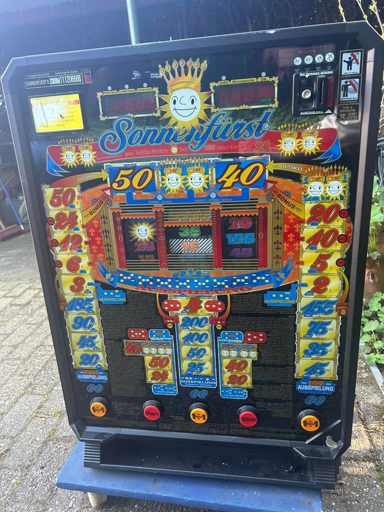 Gokautomaat Sonnenfürst-defect /voor onderdelen of reparatie, Verzamelen, Automaten | Gokkasten en Fruitautomaten, Ophalen of Verzenden