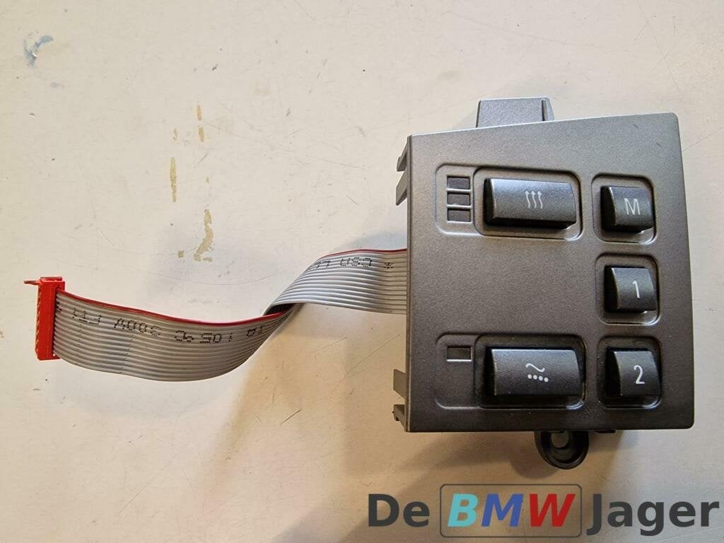 Schakelaar stoelverwarming L BMW 7-serie E65 61316918408, Gebruikt, Ophalen of Verzenden, BMW, BMW