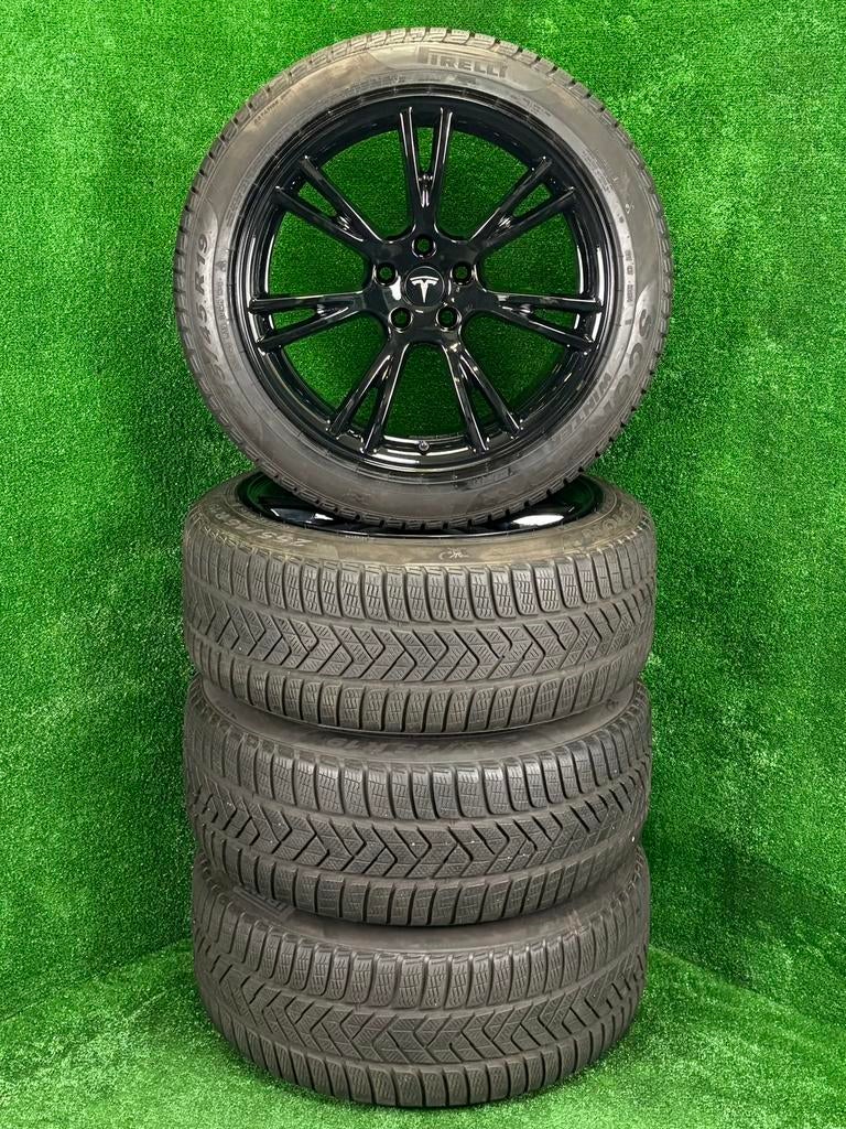 Originele 19 inch Tesla Gemini velgen winterbanden Model Y, Auto-onderdelen, Banden en Velgen, 19 inch, 255 mm, Banden en Velgen