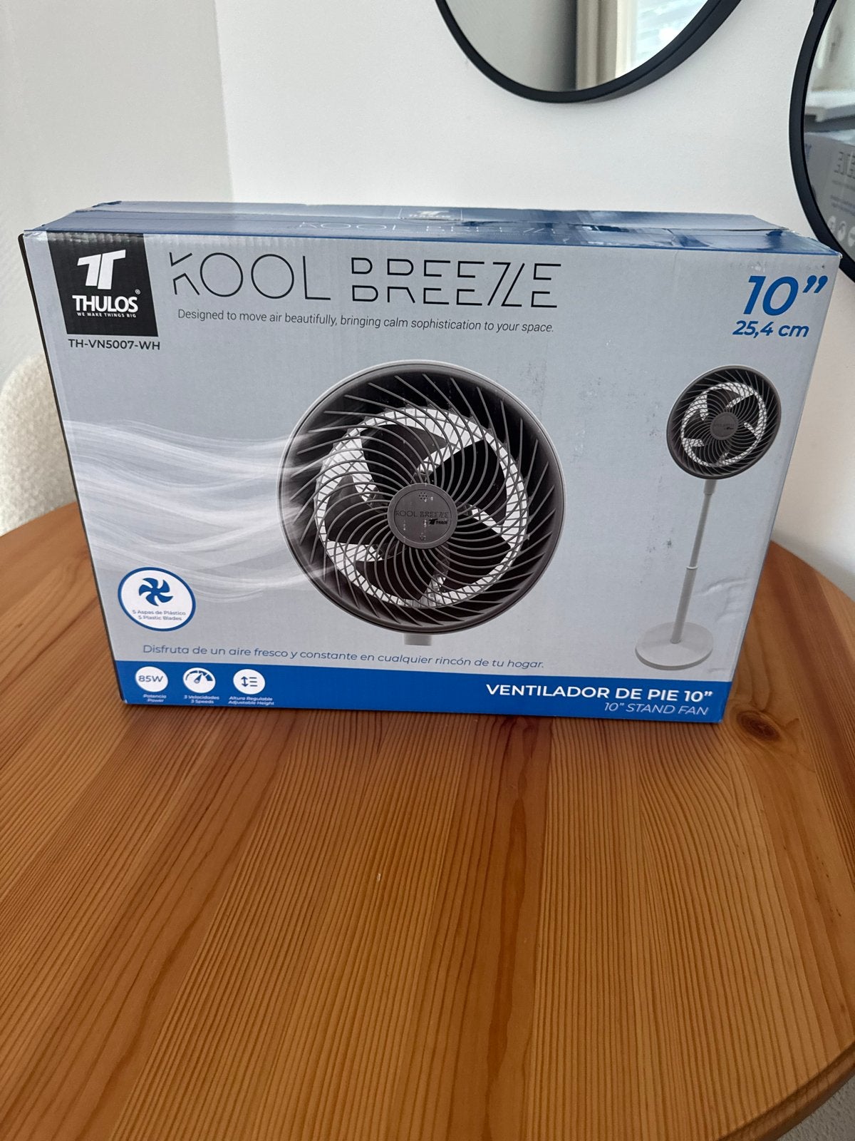 Thulos Kool Breeze 10" Statiefventilator - ventilator LAASTE, Ophalen, Nieuw, Statiefventilator