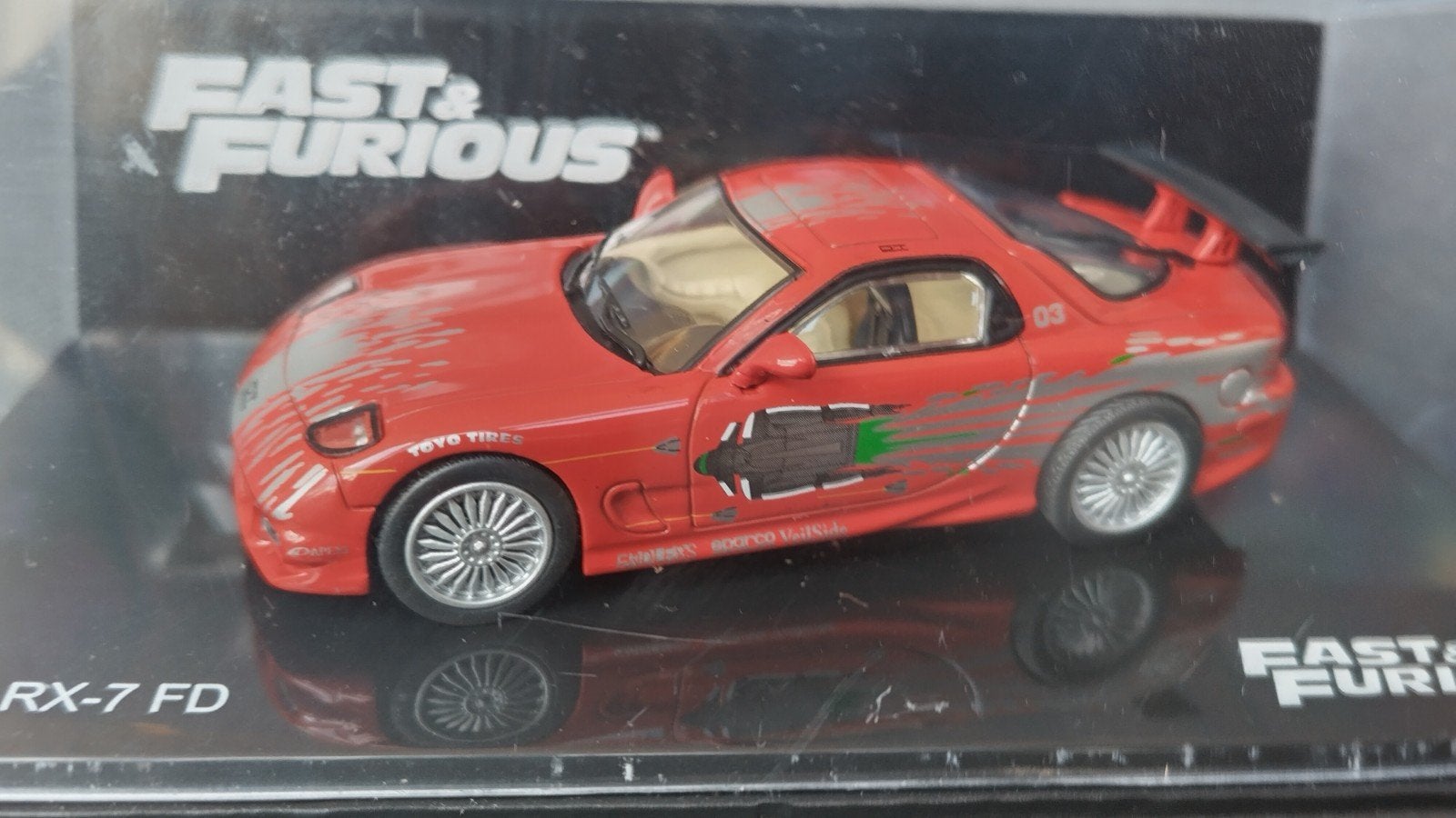 Mazda Rx7 FD Fast & Furious 1:43 Altaya Pol, Hobby en Vrije tijd, Modelauto's | 1:43, Overige merken, Auto, Verzenden, Nieuw