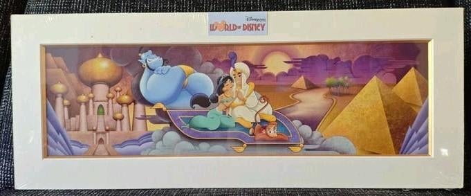 Disney Aladdin Fresco gelimiteerd Disneyland Paris, Ophalen of Verzenden, Overige figuren, Nieuw
