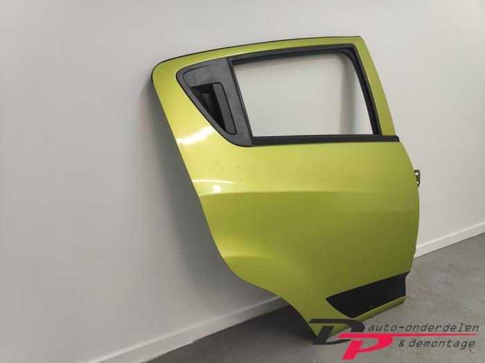 Portier 4Deurs rechts-achter van een Chevrolet Spark (GJT), Gebruikt, Deur, -, Ophalen of Verzenden