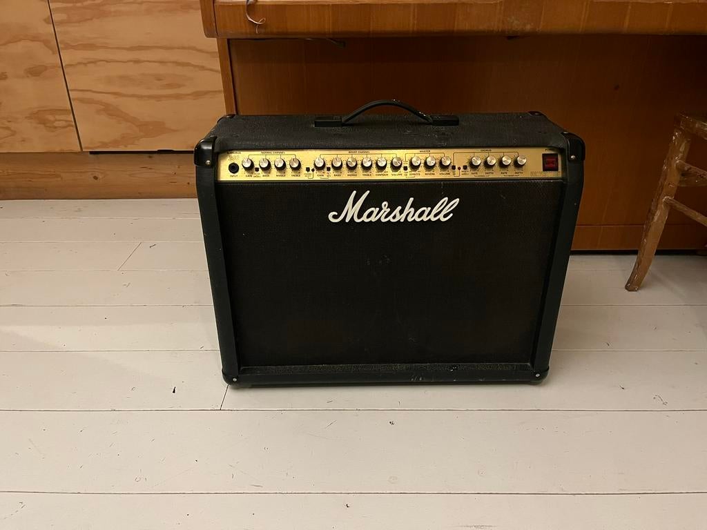 Marshall 8280 bi chorus 200 gitaarversterker, Ophalen of Verzenden, Gebruikt, 100 watt of meer