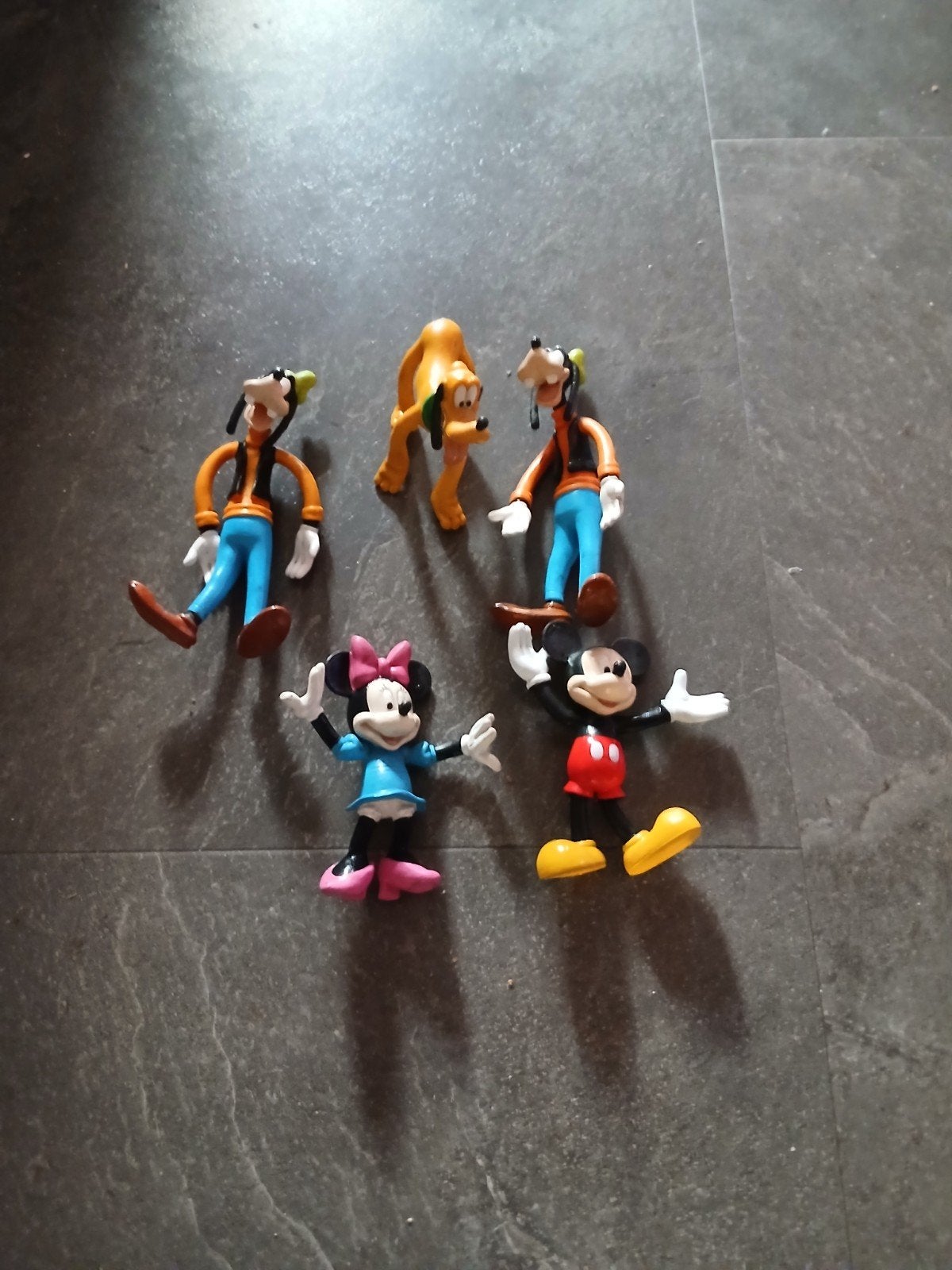 Disney Figuren Set: Mickey, Minnie, Goofy, Pluto, Ophalen of Verzenden