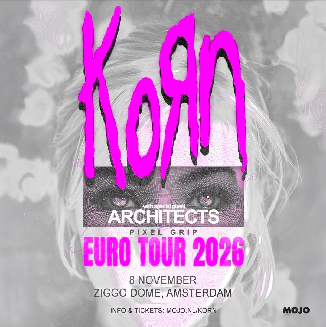 1x ticket staanplaats/GA voor Korn in de Ziggo Dome op 8 nov, Eén persoon, November, Rock of Poprock