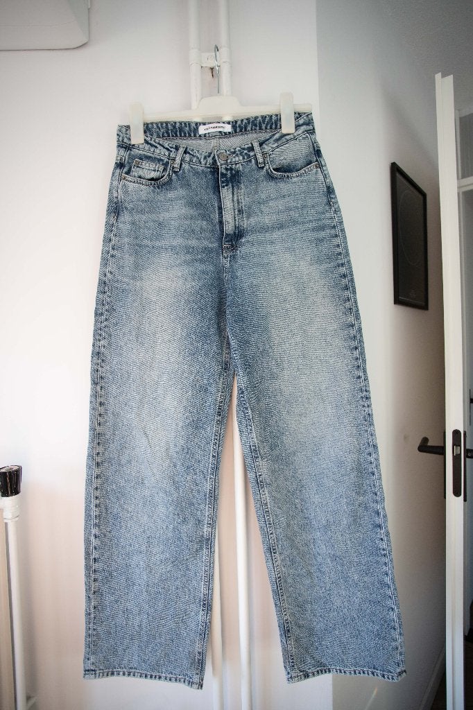Lichte wijde jeans Vika Co'Couture maat M, Blauw, Co'couture, Ophalen of Verzenden, Zo goed als nieuw