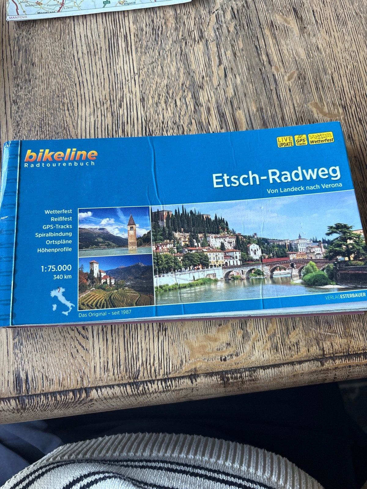 Bikeline Etsch-Radweg fietsgids Landeck naar Verona, Overige merken, Fiets- of Wandelgids, Europa, Ophalen of Verzenden