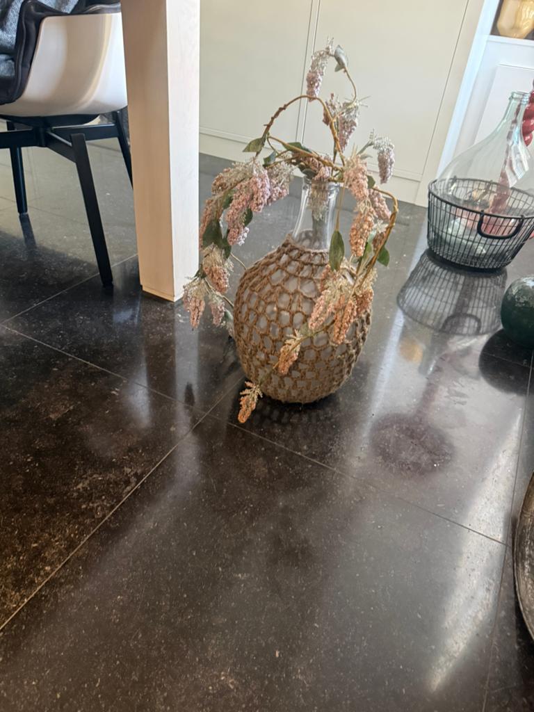 Glazen vaas bohemian, Ophalen, Zo goed als nieuw, Minder dan 10 m², Laminaat