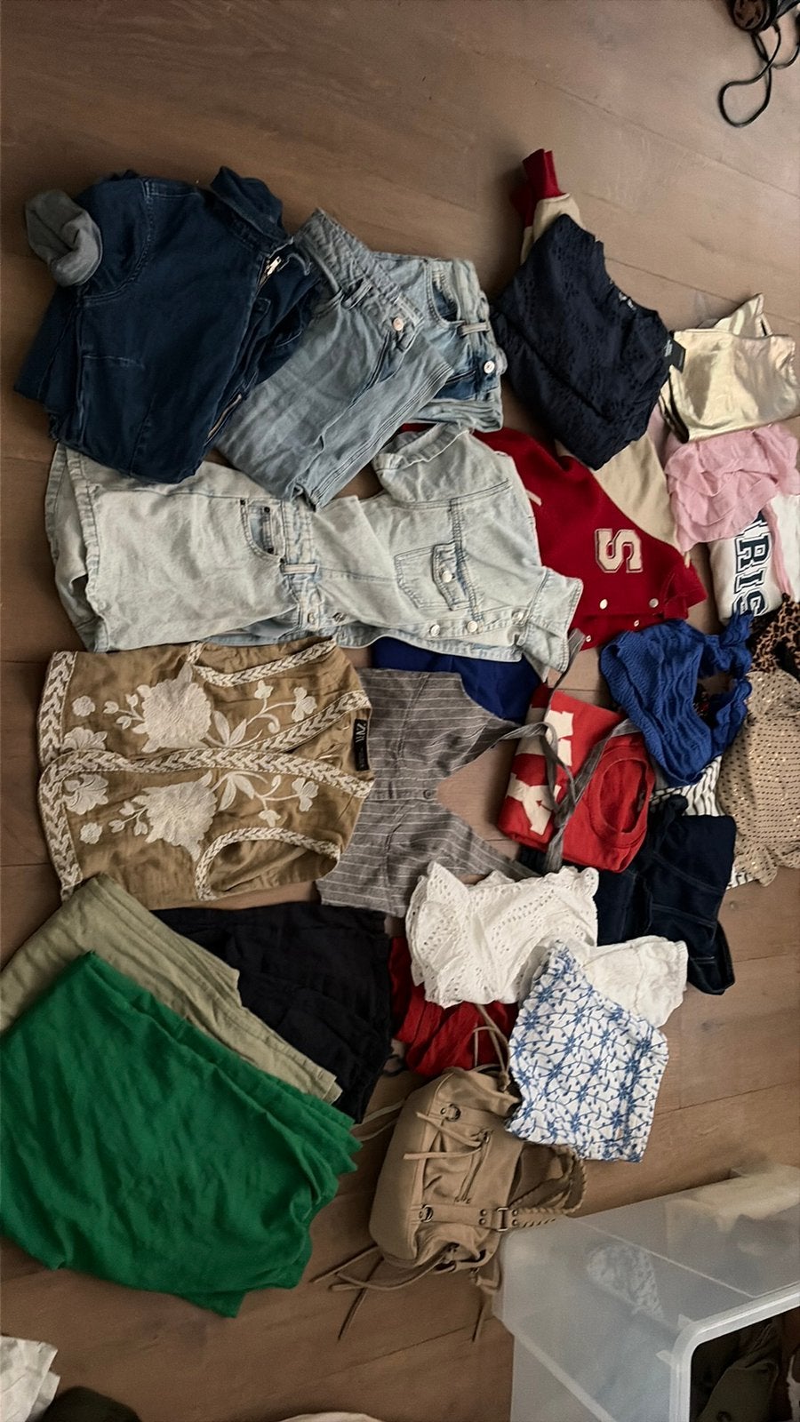 Gratis af te halen zak meisjes kleding maat S, Ophalen, Zo goed als nieuw