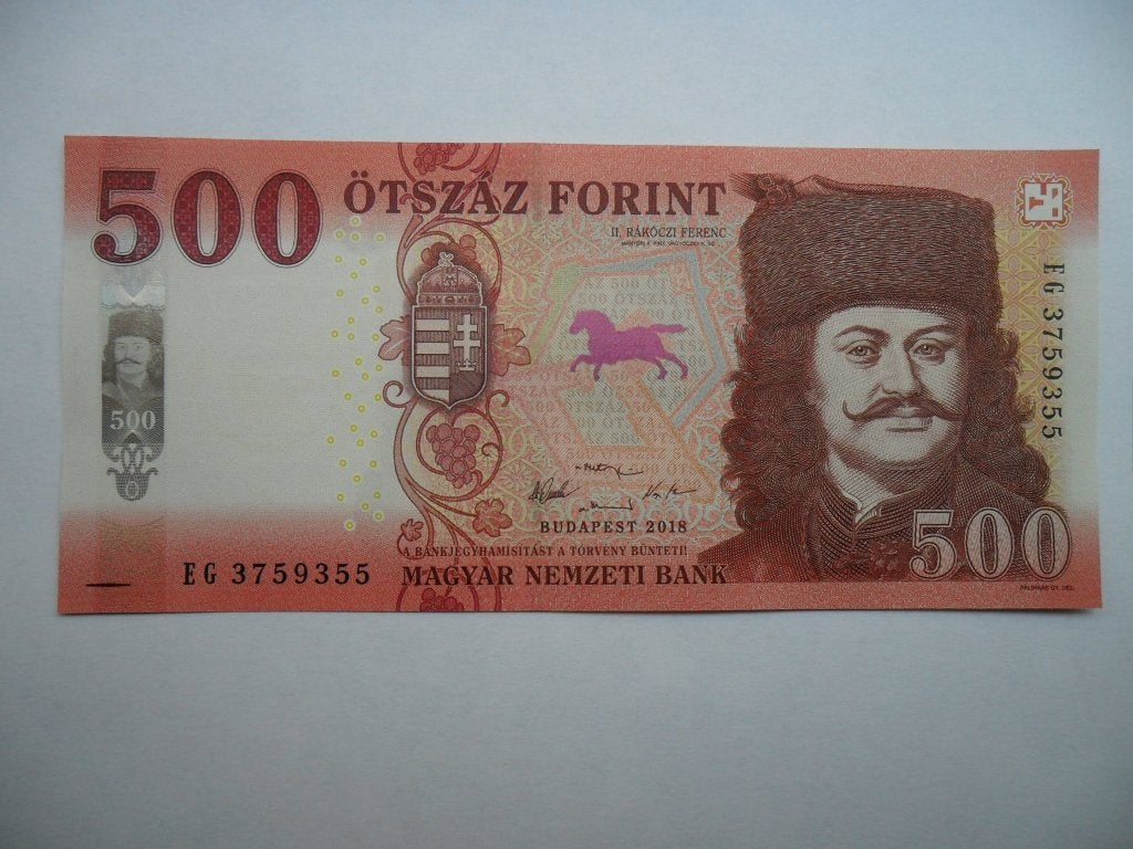 Hongarije #202 [2018] / 500 forint UNC, Ophalen of Verzenden, Hongarije, Los biljet
