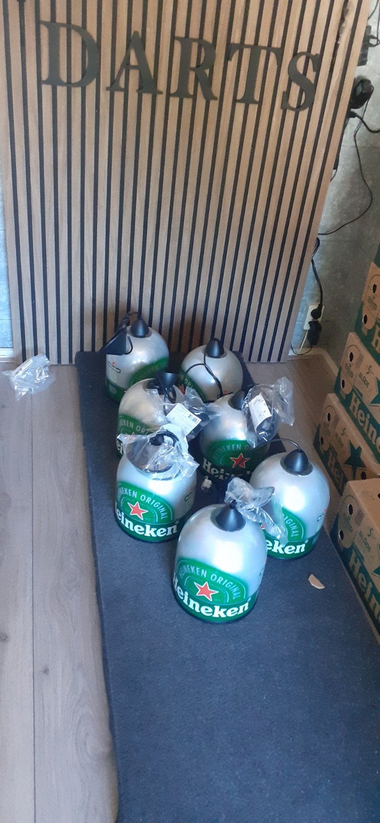 Heineken Barlampen, Verzamelen, Biermerken, Ophalen, Nieuw