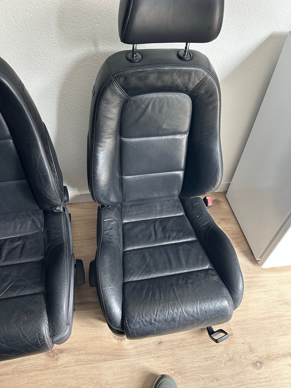 Bestuurders- en passagiersstoel Audi TT 8N zwart, Auto-onderdelen, Interieur en Bekleding, Ophalen of Verzenden, Gebruikt, Audi