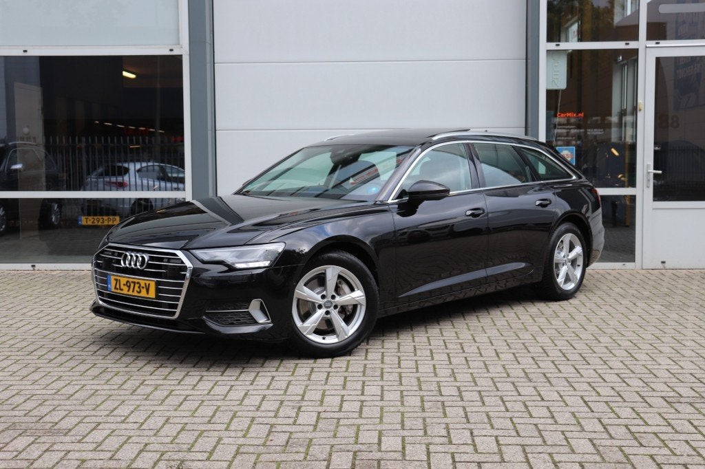 Audi A6 45 TFSI Quattro (245PK) AUT Sport Lease Edition/ORIG, Auto's, Gebruikt, 4 cilinders, Zwart, 102 €/maand