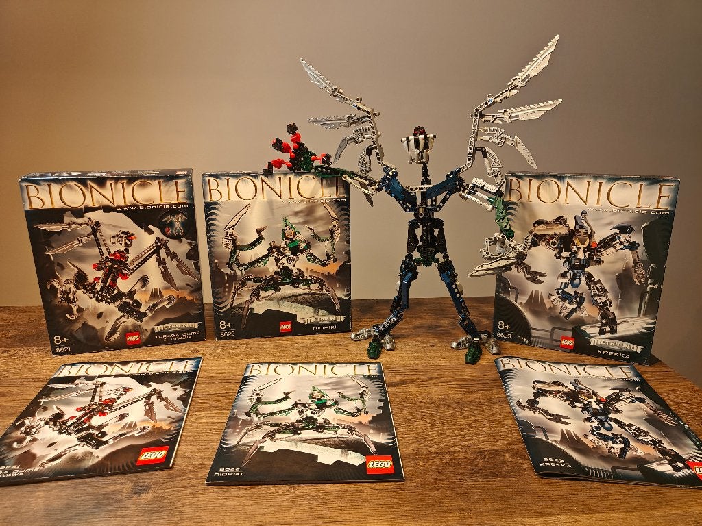 Lego Bionicle - Ultimate Dume (Nivawk, Nidhiki & Krekka), Bionicle, Inclusief instructies, Lego, Ophalen of Verzenden