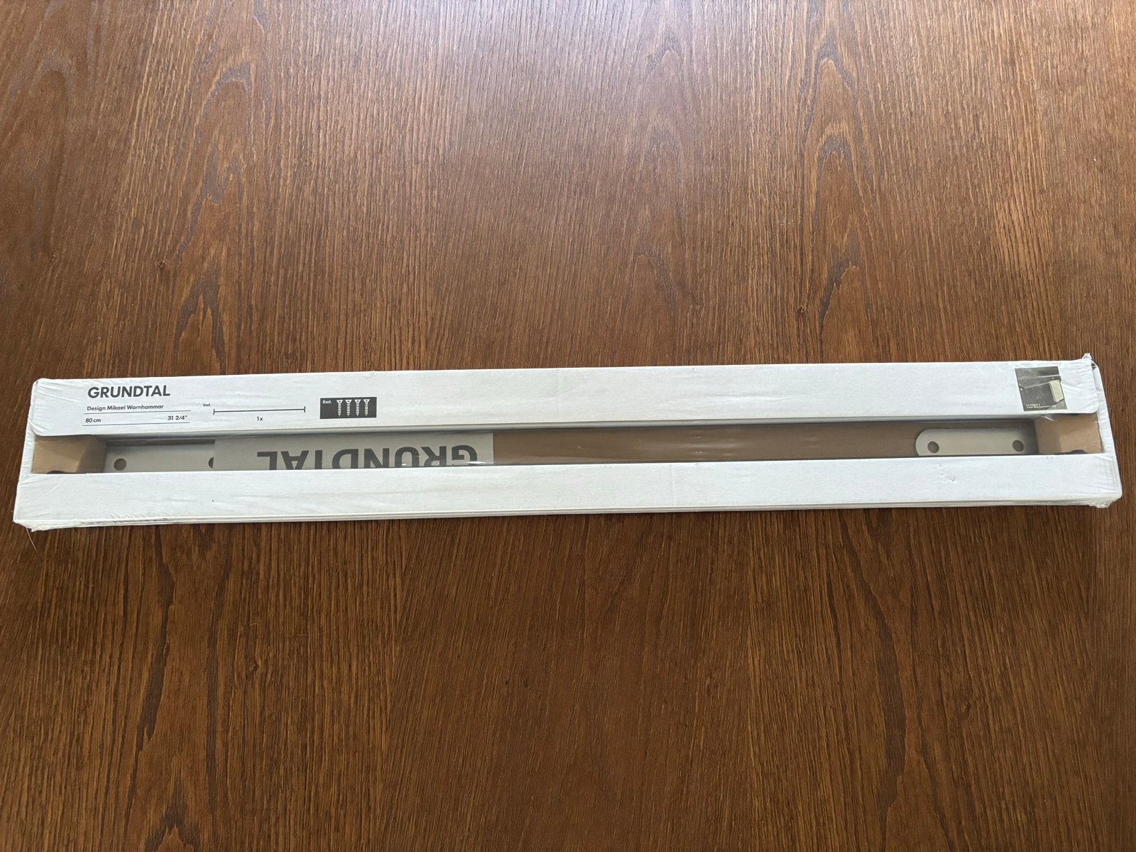 IKEA Grundtal handdoekstang 80 cm, Ophalen, IKEA, Metaal, Nieuw
