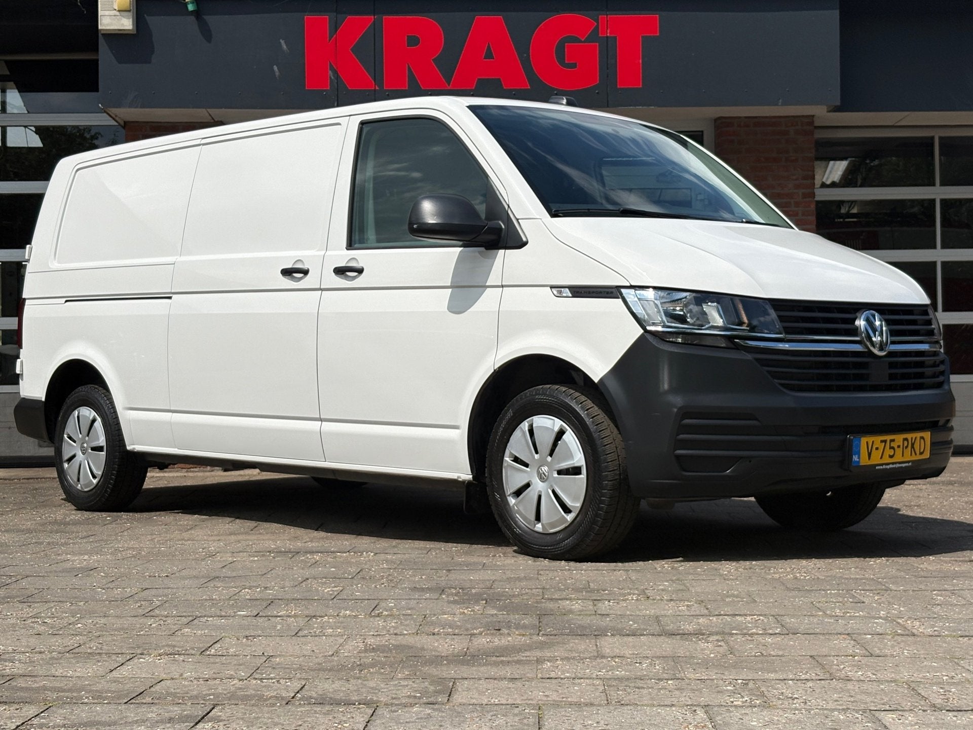 Volkswagen TRANSPORTER 2.0 TDI L2H1 150PK!|DSG Automaat|crui, Auto's, Stof, Gebruikt, 4 cilinders, 150 pk