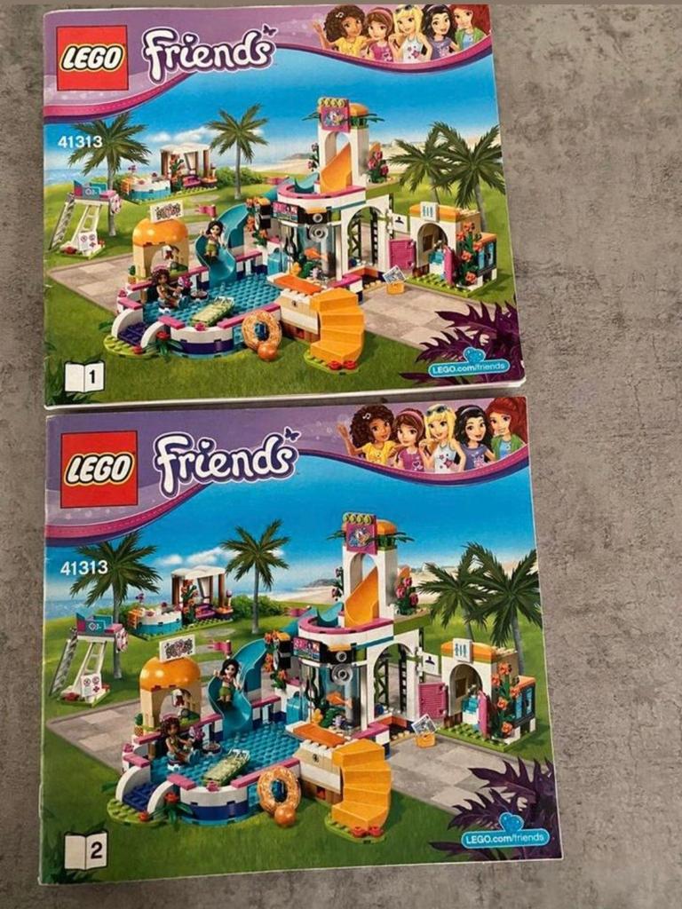 Lego friends 41313 Heartlake zwembad, Ophalen of Verzenden, Zo goed als nieuw