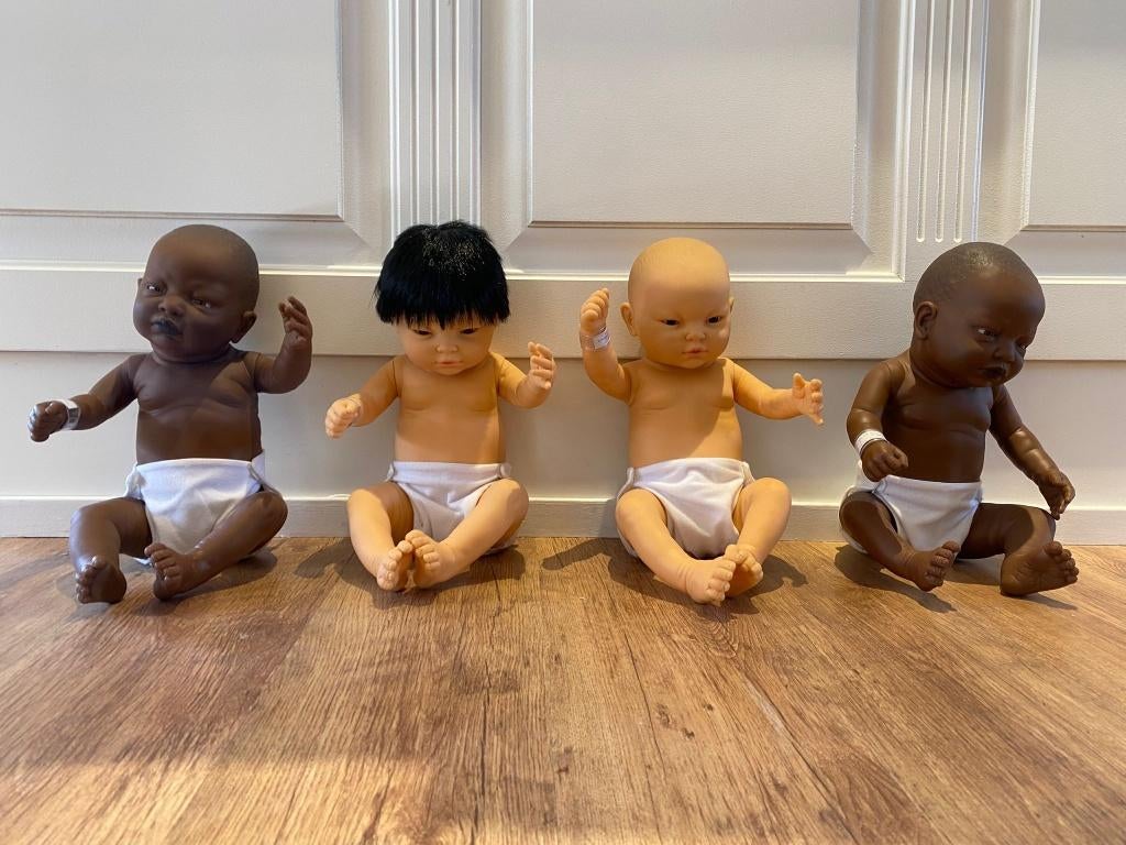 Babypoppen, Ophalen of Verzenden, Gebruikt, Pop, Levensecht of Reborn