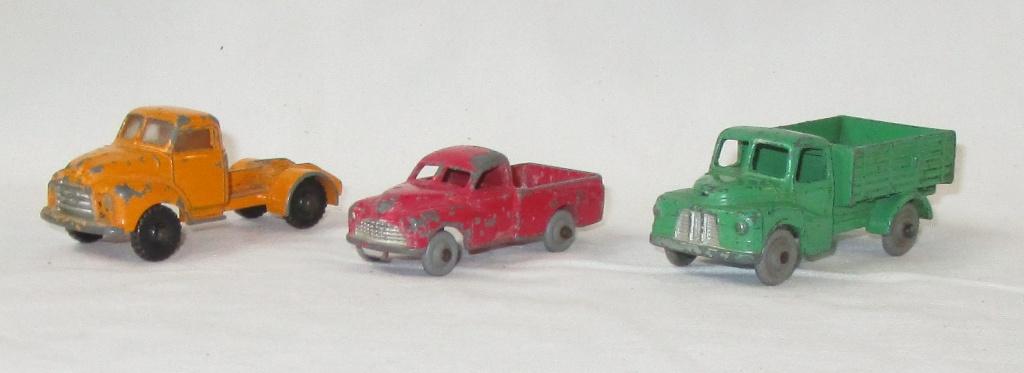 Dinky Dublo, Bedford truck, Morris PU, Austin lorry, Ophalen of Verzenden, Gebruikt, Bus of Vrachtwagen, Overige merken