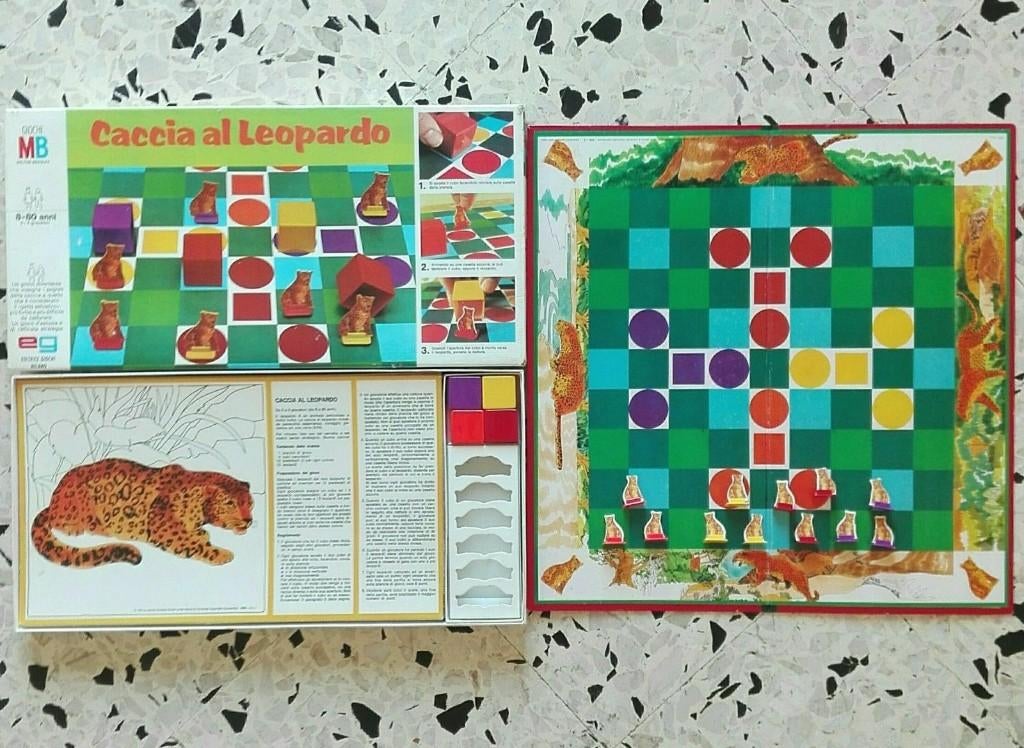 Gioco in scatola Caccia al Leopardo EG '74 Complete, Verzenden, Zo goed als nieuw