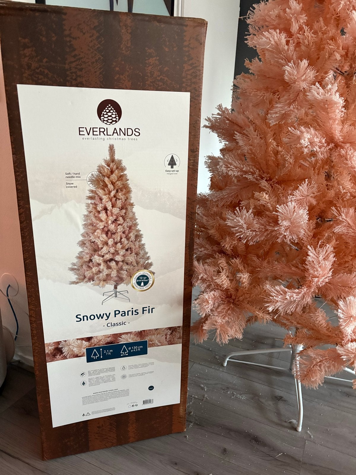 Kerstboom Snowy Paris van Everlands, Diversen, Ophalen, Zo goed als nieuw