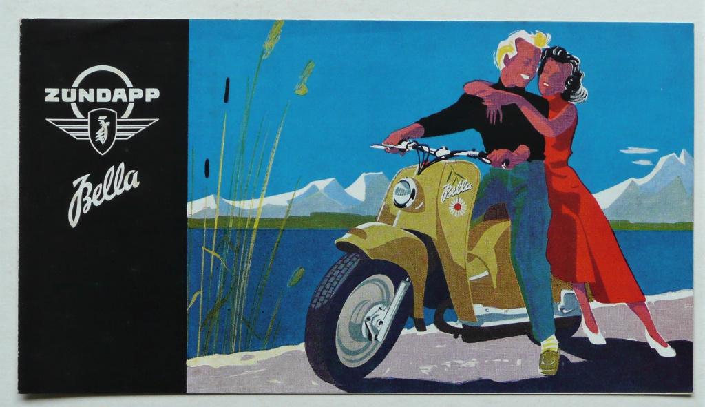 Zündapp Folder met Zündapp Bella R 150 (11 x 20 cm./4 blz.), Motoren, Handleidingen en Instructieboekjes, Overige merken, Verzenden