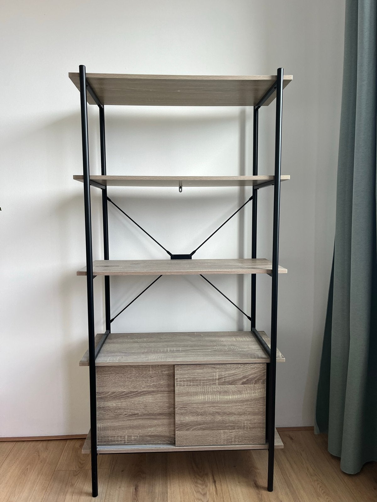 (Boeken)kast met 4 planken en opbergvak - 80x40x160 cm, Huis en Inrichting, Kasten | Boekenkasten, Ophalen, Met plank(en), 50 tot 100 cm