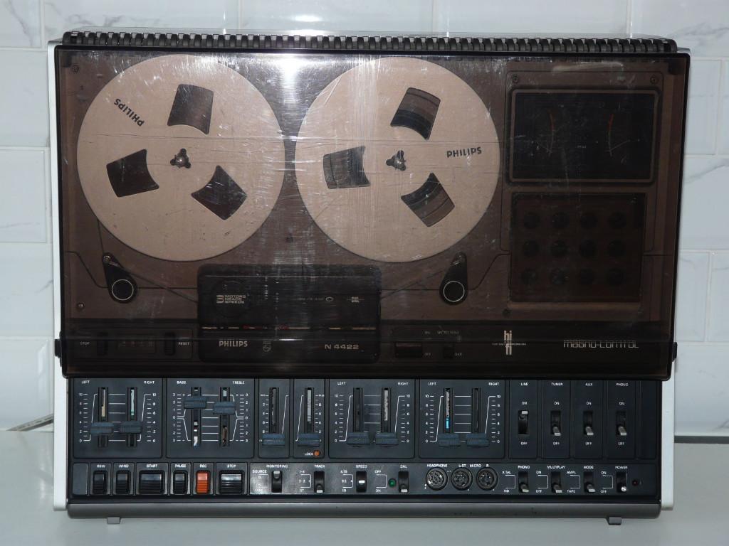 Philips N4422 bandrecorder (met versterker), Ophalen, Bandrecorder, Met banden