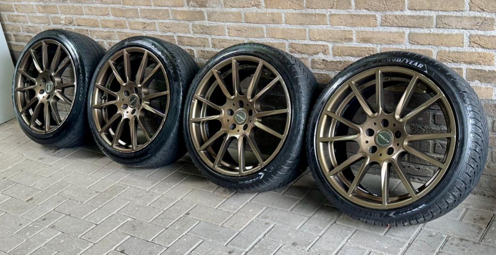 5x112 19 inch Proline velgen banden golf audi seat, 19 inch, Gebruikt, Banden en Velgen, Ophalen of Verzenden