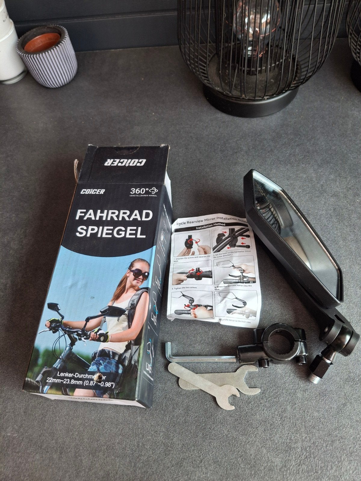 Fietsspiegel en Telefoonhouder voor Fiets, Ophalen, Nieuw, COICER