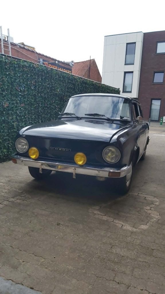 Škoda/Skoda S100 Oldtimer 1976., Auto's, Skoda, Particulier, Overige modellen, Benzine, Euro 1, Sedan, Handgeschakeld, Zwart, Zwart