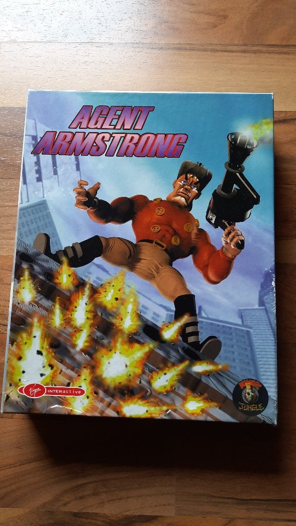 Agent Armstrong PC CD-Rom Big Box, 1 speler, Ophalen of Verzenden, Gebruikt, Vanaf 3 jaar
