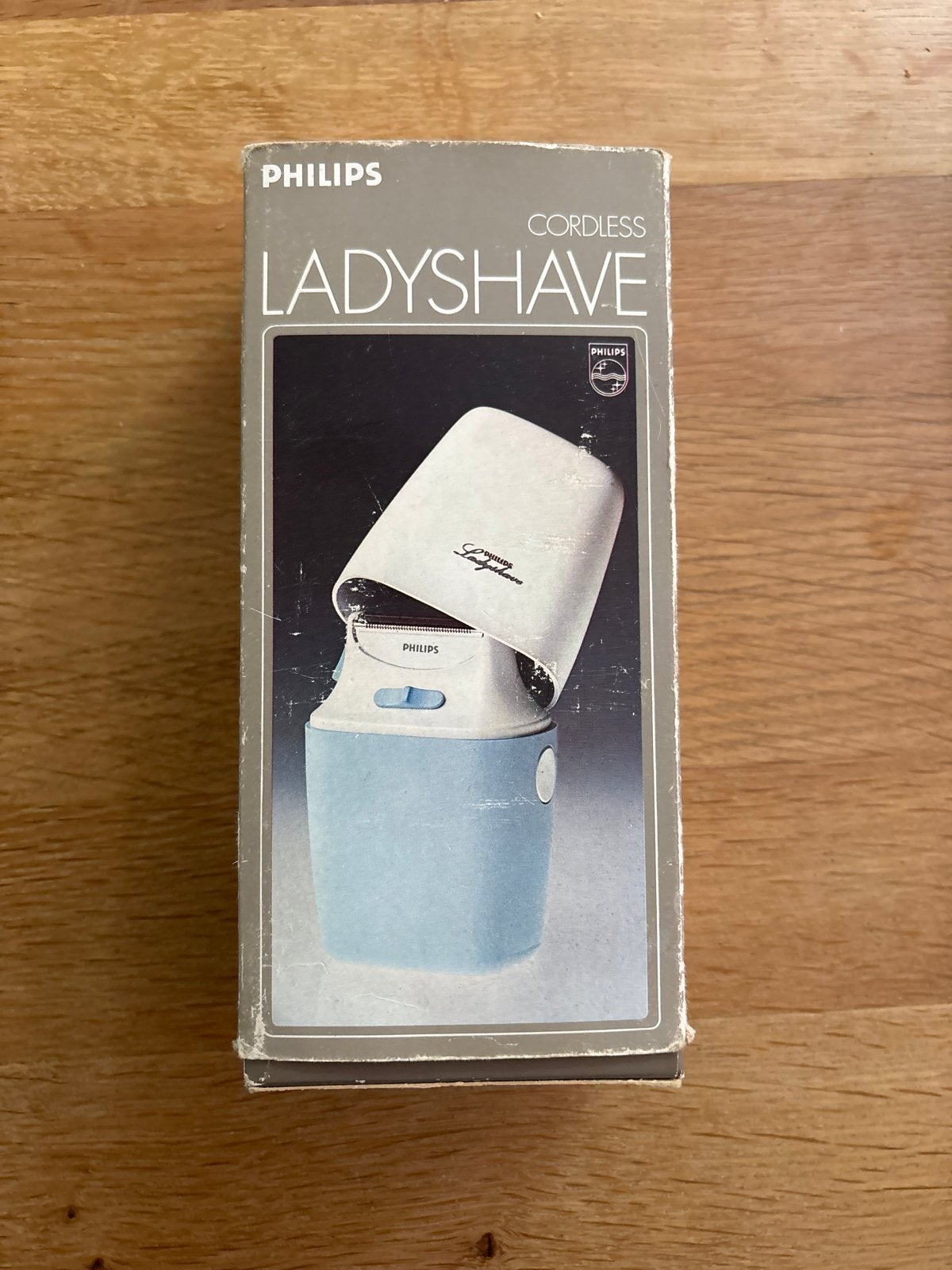 Vintage Philips Ladyshave Cordless HP2201 in originele doos, Ophalen of Verzenden, Zo goed als nieuw