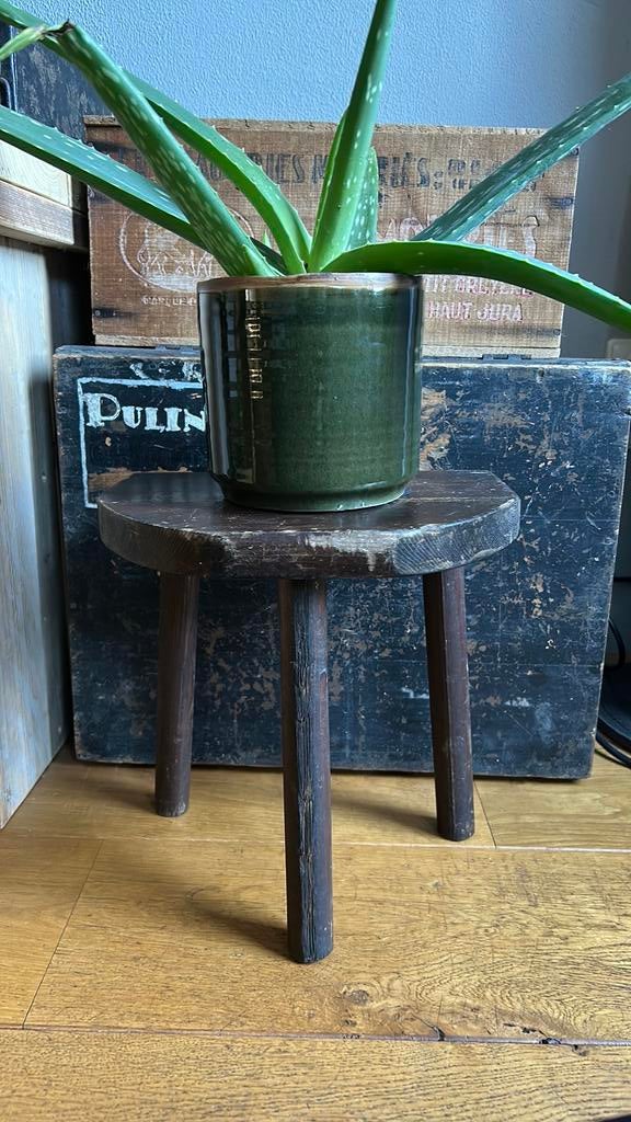 Frans houten half melkkrukje, Ophalen of Verzenden