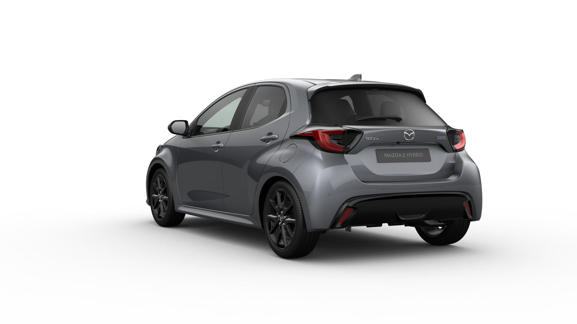 Mazda 2 Hybrid 1.5 Homura AUTOMAAT NAVI DMV APPLE CARPLAY /, Auto's, Dealer onderhouden, Zwart, 23 km/l, 1490 cc