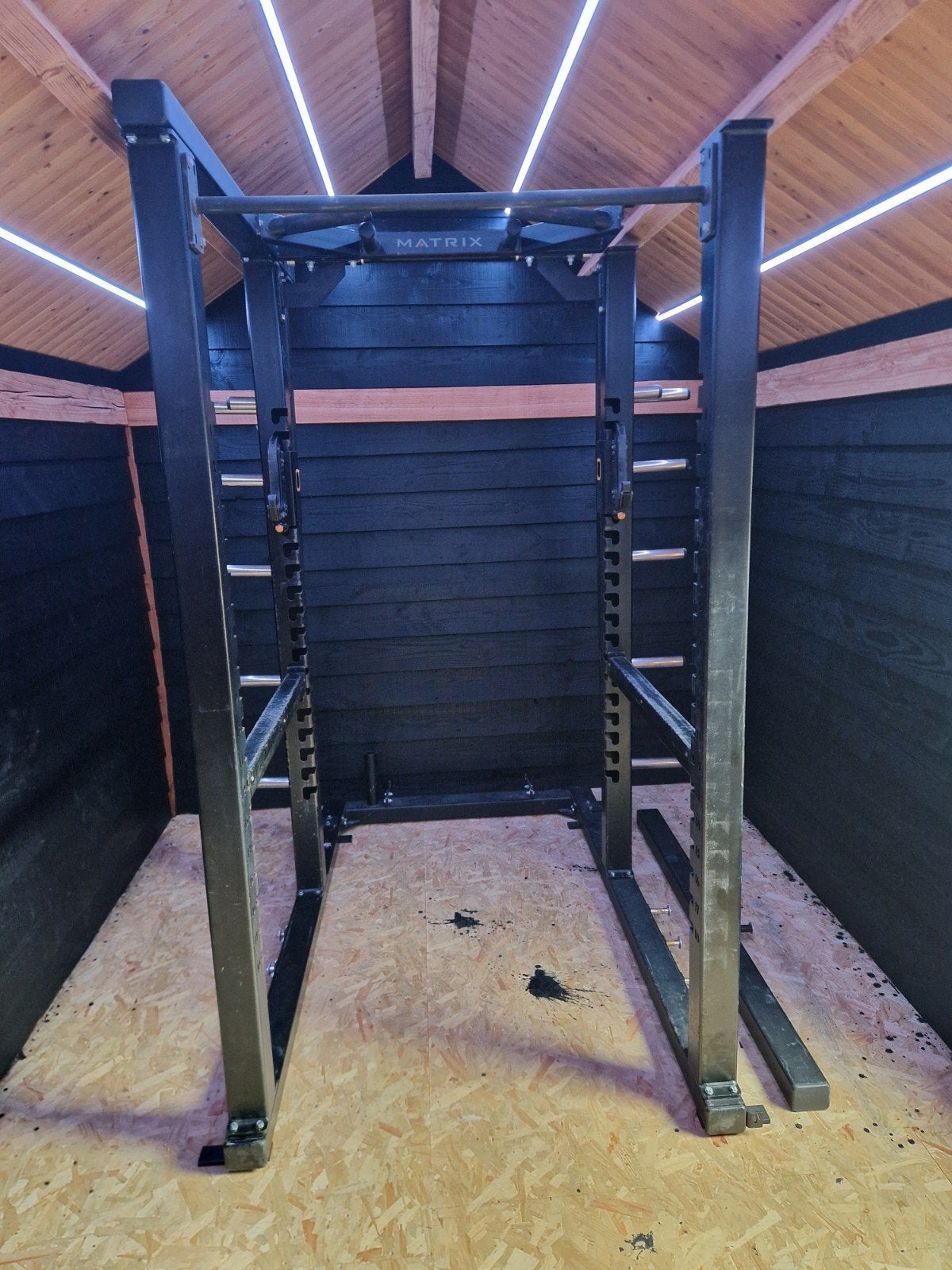 Matrix Magnum Mega Power Rack - Squatrack, Ophalen of Verzenden, Gebruikt, Armen, Overige typen