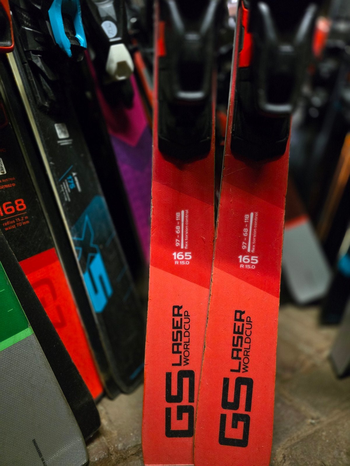 165cm STOCKLI LASER gs worldcup 1600€ VOOR KENNERS, Overige merken, 160 tot 180 cm, Stockli, Gebruikt