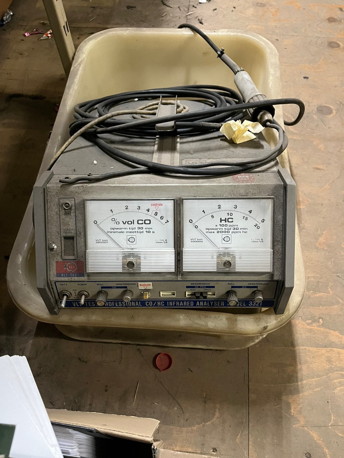 Nostalgische co tester, Auto diversen, Ophalen, Gebruikt