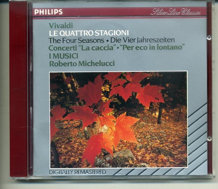 Vivaldi Four Seasons 2 Concertos 18 nrs cd 1990 ZGAN, Inclusief boekje, Ophalen of Verzenden, Orkest of Ballet, Vivaldi