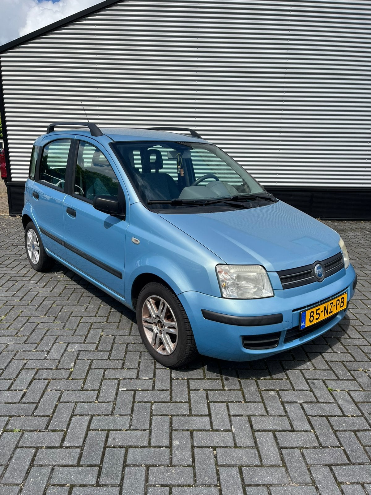 Fiat Panda 1.2 2004 Blauwmett. Apk, 04-27 elec ramen, Auto's, Voorwielaandrijving, Origineel Nederlands, Handgeschakeld, Particulier