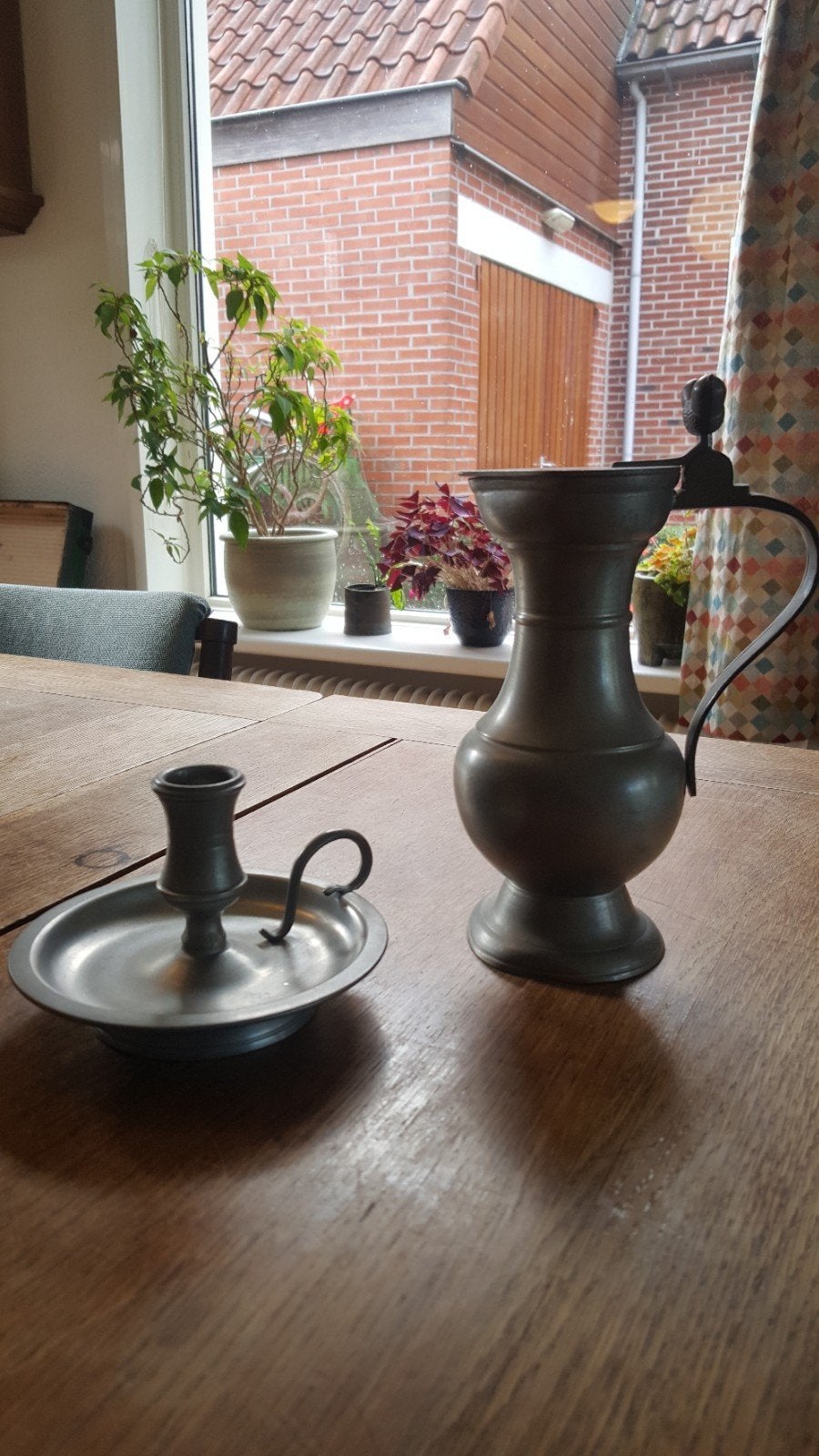 Lotje tin blaker gemerkt, Antiek en Kunst, Ophalen of Verzenden
